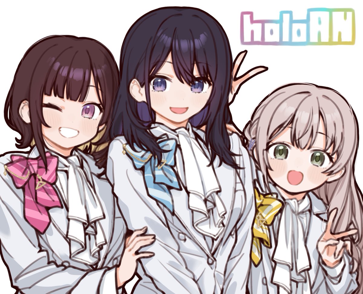 姉妹みたいなホロANガールズ
気が早いですが3D化も楽しみですね
#ホロAN
#花園さやか 
#風白ゆき
#井月みちる 