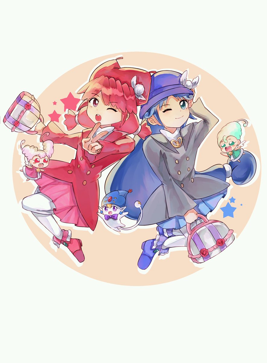 Espillis_to's tweet photo. ふたご姫　ファイン&amp;レイン https://t.co/oK51BiwOsX