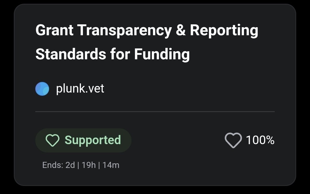 Plunkeh's tweet image. We did it!

Thanks to everyone for supporting and sharing this well-needed proposal 🎉

Now on to the voting stage - be sure to set your votes in veDelegate now so that you don't forget 😉