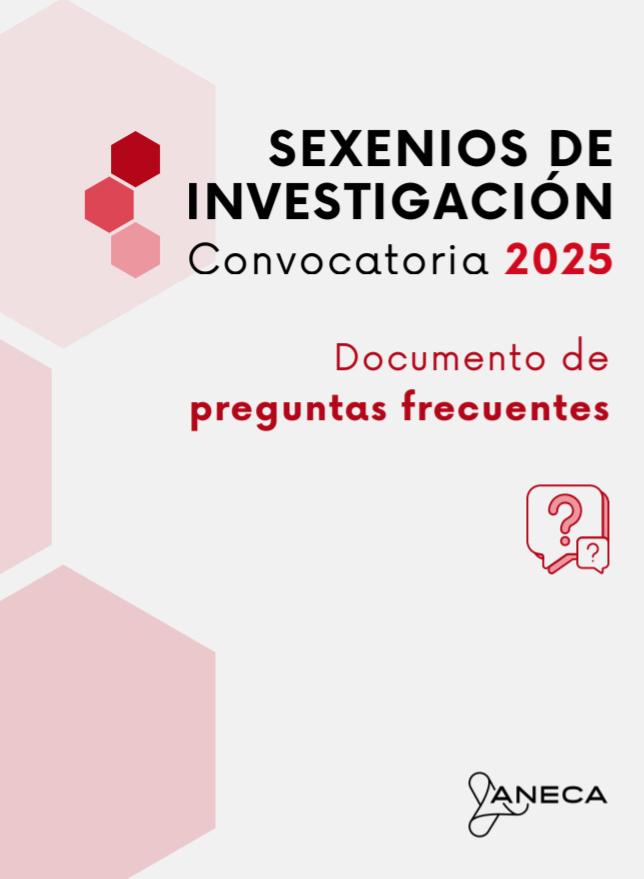 🔴Abierta la convocatoria de Sexenios 2025.
🟢Puedes encontrar el documento de preguntas frecuentes aquí: aneca.es/documents/2012…
🟢Plazos de presentación:
Personal funcionario: 9-30 de enero
Personal laboral: 9 de febrero-2 de marzo
🟢Toda la info aquí: aneca.es/es/convocatori…