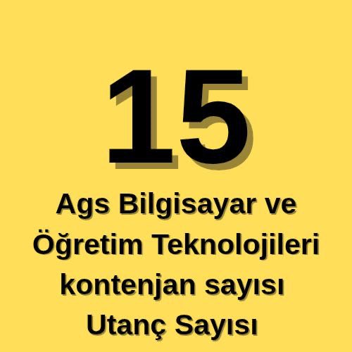 Bu mu teknoloji çağı. Derslerimizi kaldırıp bizi mağdur ettiniz. <a href="/Yusuf__Tekin/">Yusuf Tekin</a> <a href="/mebyegitek/">Yenilik ve Eğitim Teknolojileri Genel Müdürlüğü</a> <a href="/tcmeb/">Millî Eğitim Bakanlığı</a> <a href="/EgitimBirSen/">Eğitim-Bir-Sen</a> <a href="/egitimsen/">Eğitim Sen</a> <a href="/egitimis/">Eğitim-İş</a>  #utançsayısı #böte