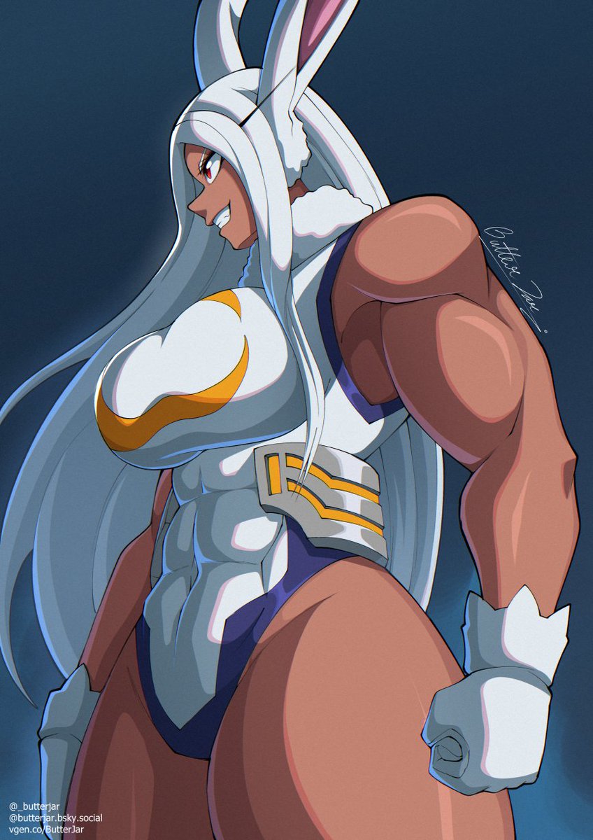 _butterjar's tweet image. The Rabbit Hero🐇
#Miruko #MyHeroAcademia #ミルコ #僕のヒーローアカデミア