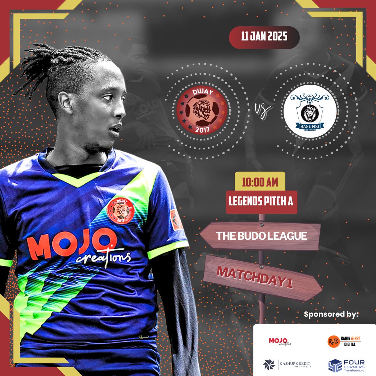 DujayFc's tweet photo. Match Day 1, 

Kits ready,  boots tight

 And a vibrant Dujay fan base cheered up.

The Journey Starts Against the @basunzi 
 #OneTribeOneMission https://t.co/EgORYDfgk4