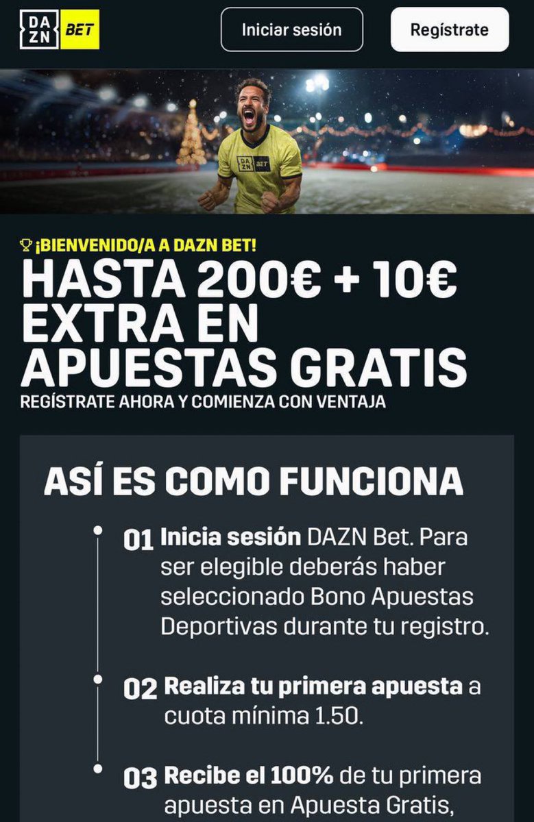 Interfaz de bonos en daznbet app