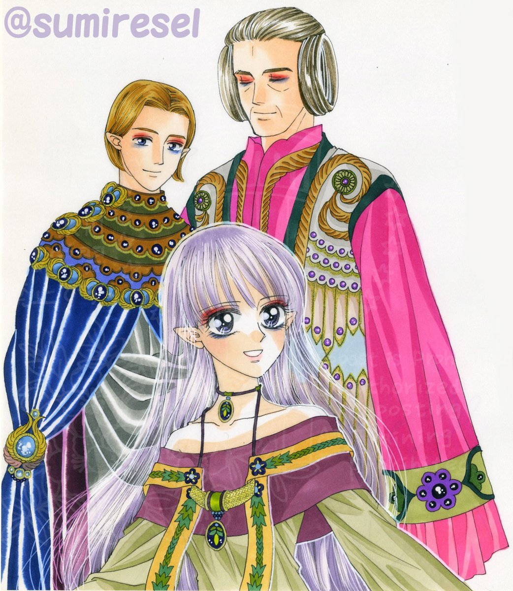 たくさんの方にファンアートをご覧いただけて嬉しいです😭 💎1～3枚目