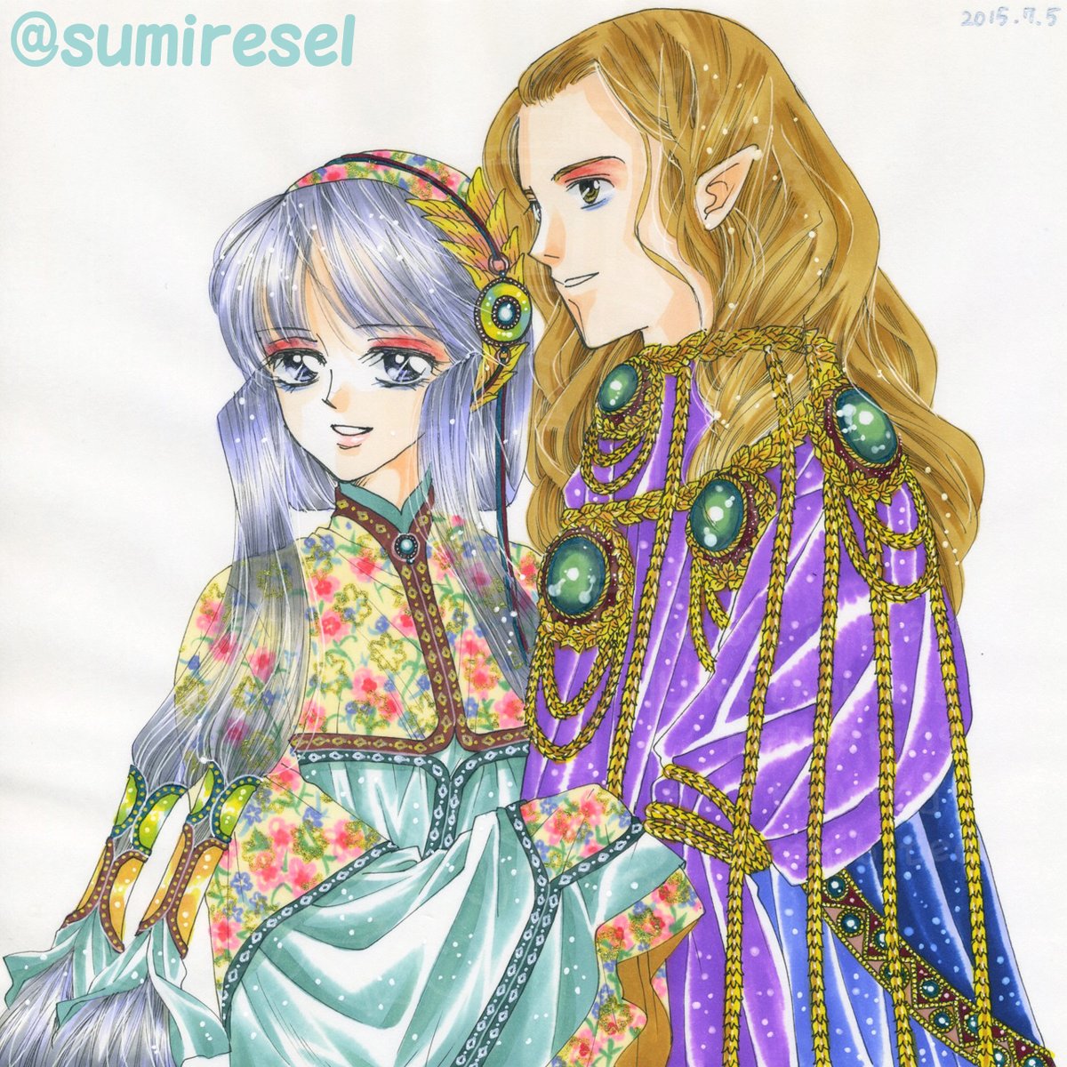 たくさんの方にファンアートをご覧いただけて嬉しいです😭 💎1～3枚目