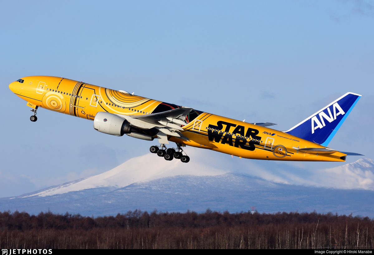 ANA's iconic Star Wars C-3PO Boeing 777-200 will soon depart for