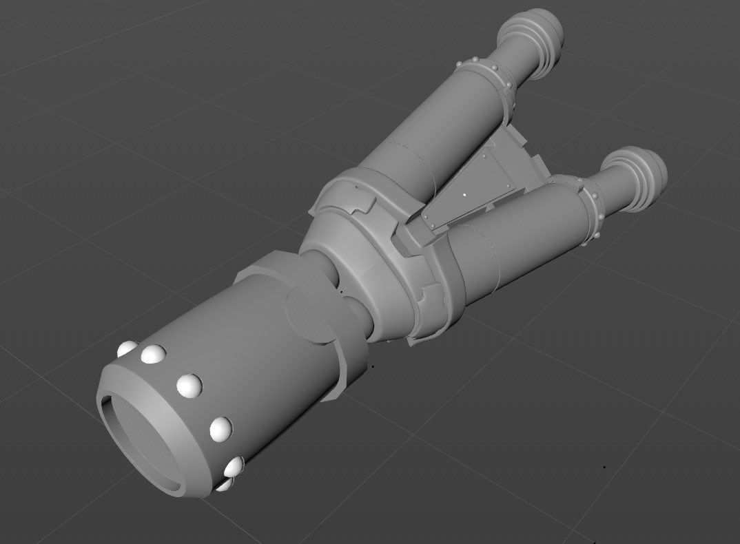 作り始めた、漫画版に登場したあの武装！
#ビッグオー #Big_o