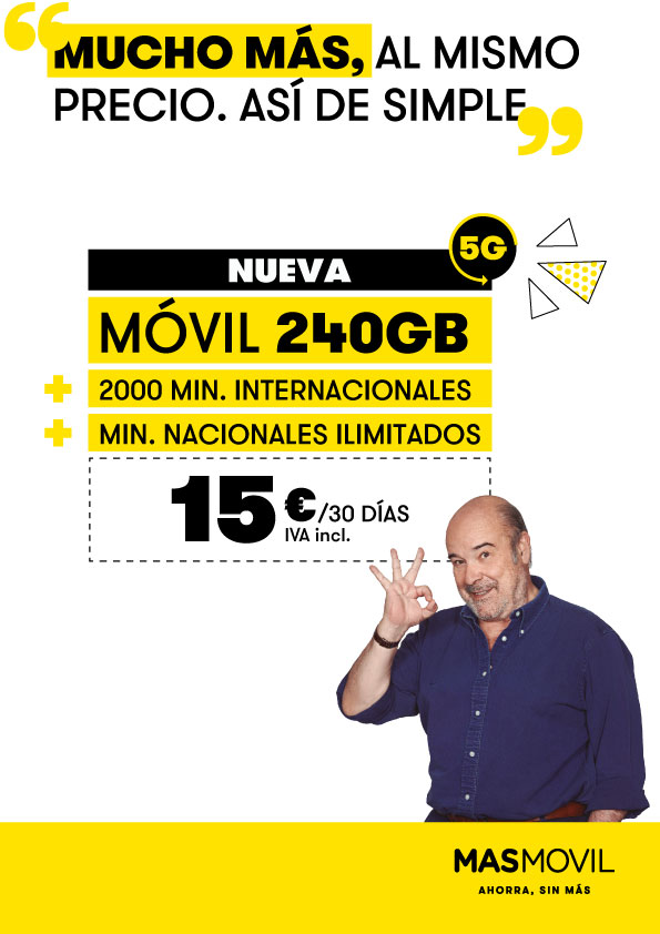 JMunteller's tweet image. 📱 Prepago MásMóvil disponible
💛 240 GB + 5G
📞 Trucades il·limitades
🌍 2000 minuts internacionals
💶 15 € / 30 dies

📍 MUNTELLER INFORMÀTICA
Carrer Adrià VI, 7 – Deltebre
👉 Activació al moment