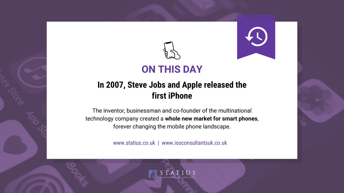 ThisIsStatius's tweet image. #OnThisDay 19 years ago, Steve Jobs and Apple created a whole new market for smart phones with the release of the first #iPhone 📱

Did you know that in July 2023, an unopened, first edition model of the 2007 iPhone was sold at auction in the US for $190,372.80! 💰