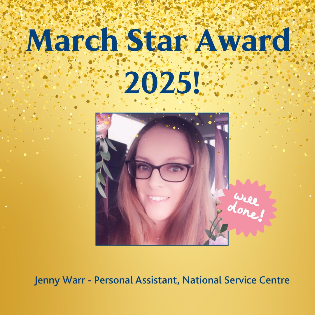Massive congratulations to our March Star of 2025 - Jenny Warr 🎉🎉

Read more here: eu1.hubs.ly/H0qMkT50