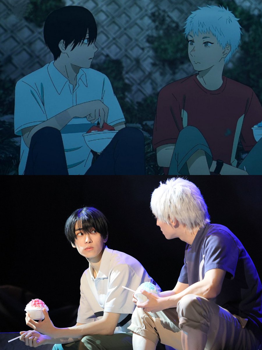 junseism's tweet image. they came straight out of the anime

#本島純政 #今牧輝琉
#光が死んだ夏 #ひかなつ舞台
