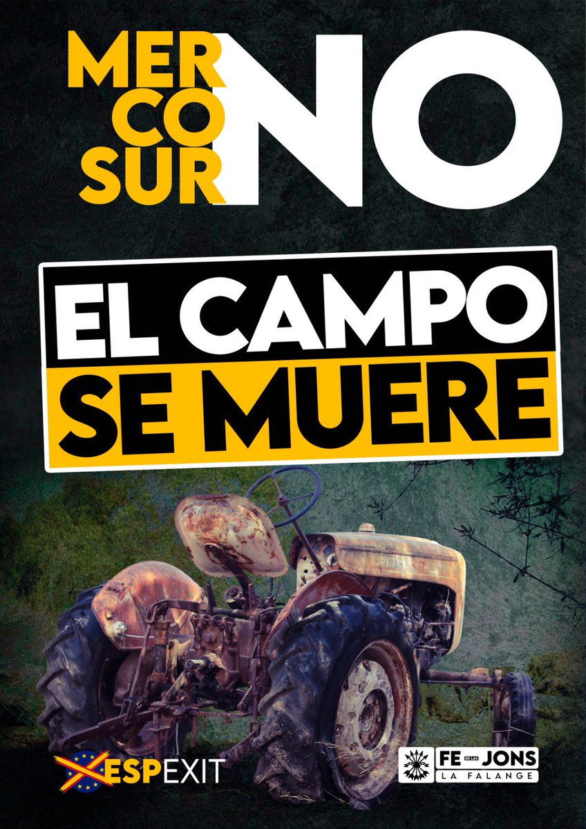 fedelasjons's tweet image. 🇪🇺Frente a la UE:
❌Mercosur NO. 
🚜¡Arriba el campo!