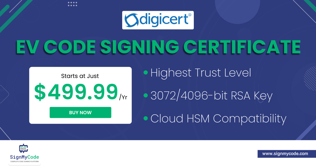 Sign_My_Code's tweet image. Get the flexibility to sign code using cloud or on-prem HSMs while keeping private keys fully protected. Secure your workflow today.

Buy Now - signmycode.com/digicert-ev-co…

#SignCode #cloudHSM #keylocker #privatekeys #DigiCert #AppSecurity