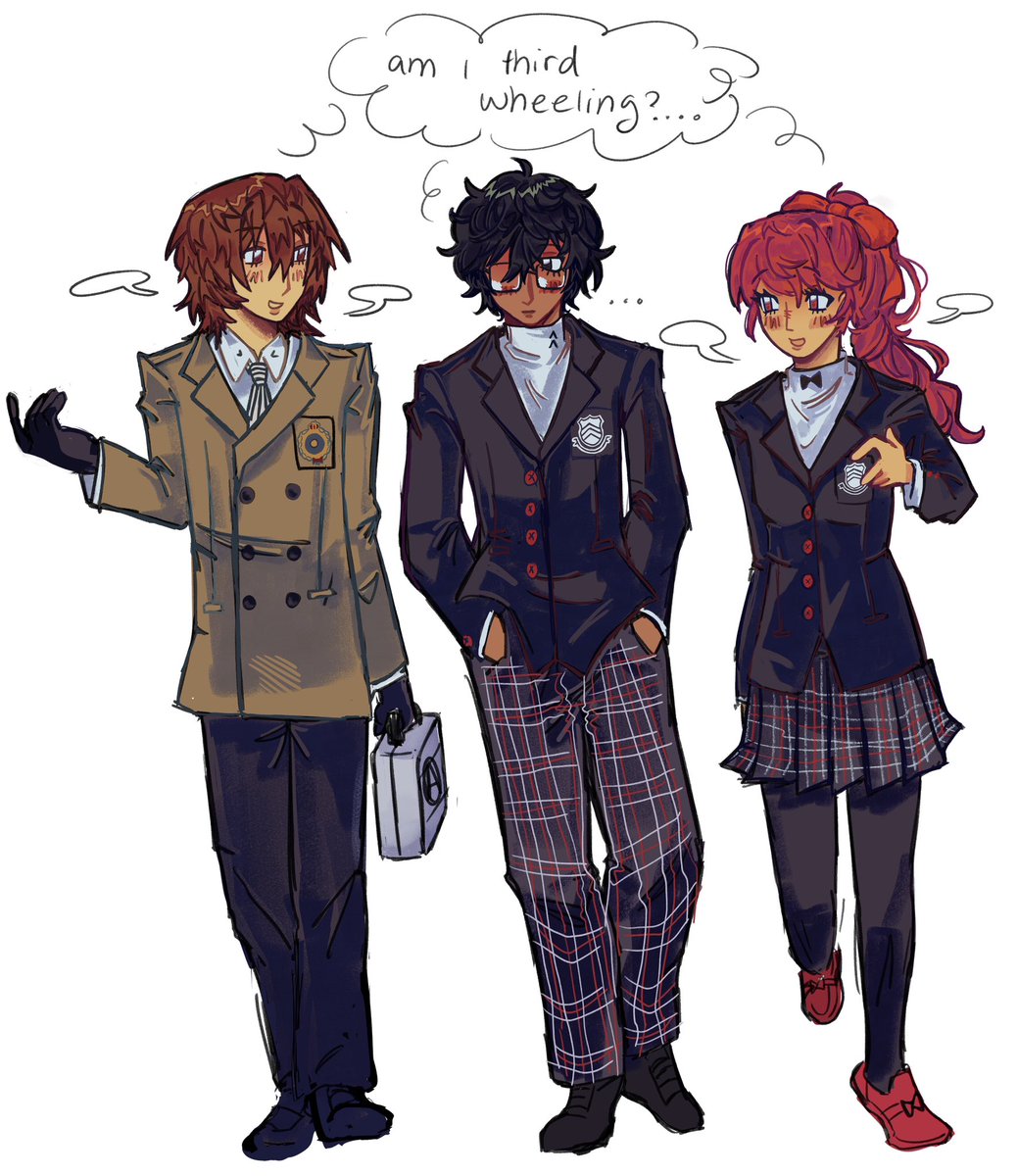 bisexuality at its finest
#p5r #royaltrio