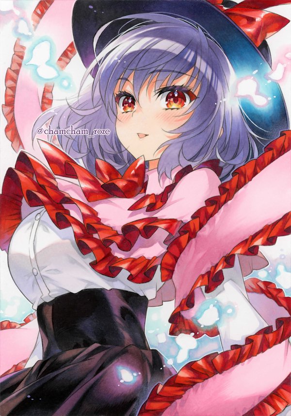 chamcham_roze's tweet photo. #1月9日は衣玖の日 #東方Project 
再掲イクさん🩷 https://t.co/6ZLfD05HGP