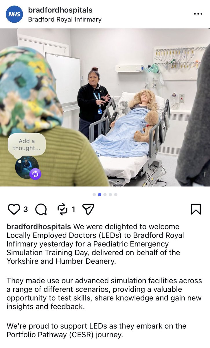Bradford Education & Training - Simulation tweet media