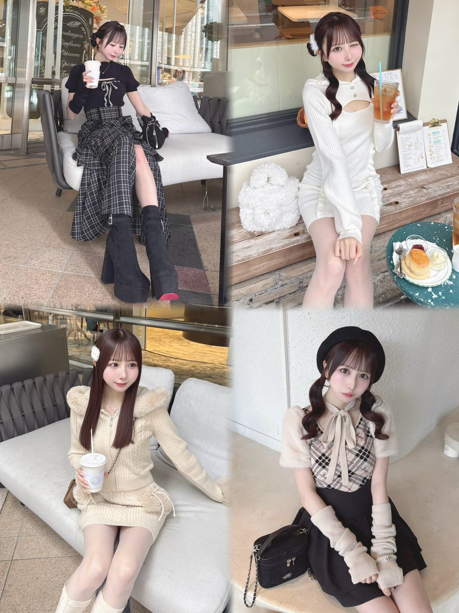 チェックボウタイニットトップス ブラック ミシェマカ ミシェルマカロン ミシェルマカロン チョーカーニットトップス ブラック - メルカリ