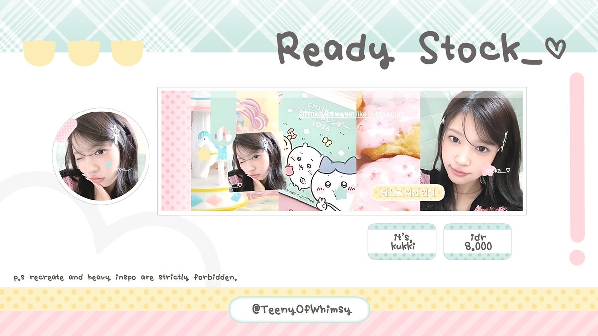 TeenyOfWhimsy's tweet image. hii, mind to help retweet? thank youu ♥︎ #zonauang 

emLOo, aku punya layout ready stock &amp;lt; yuha, moka, keonho, hanni, &amp;amp; seonghyeon &amp;gt; yang bisa kamu miliki sekarang hanya dengan 8.000 koin sajaa! ketuk roomchat aku jika tertarik . . 📞💨