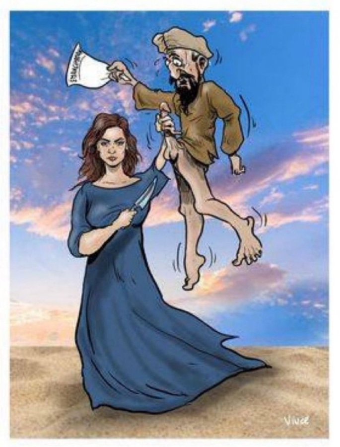 Per mi una de les millors vinyetes q expressen el q sento en veure qualsevol dona dins d'una presó en vida.
Sempre al costat d'aquestes dones valentes.