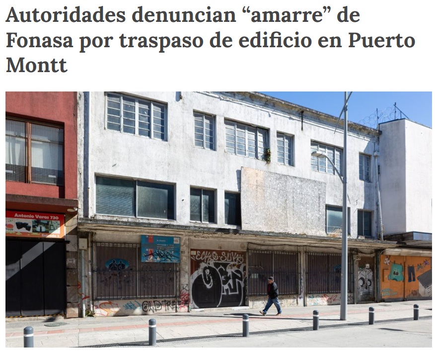 Cuando hablamos de la salud de las vecinas y vecinos no puede haber colores políticos. Lamentablemente en este Gobierno no lo entienden así y pretenden dejar, vía #amarre, el edificio abandonado de <a href="/Fonasa/">Fonasa - Fondo Nacional de Salud - Chile</a> en manos del Servicio de Salud, solamente para negarnos la opción de crear