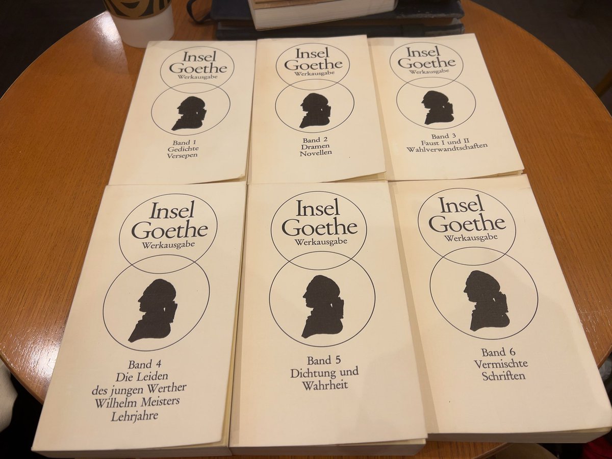 インゼル版『ゲーテ全集』 #今日買った・届いた本を紹介する ドイツ語