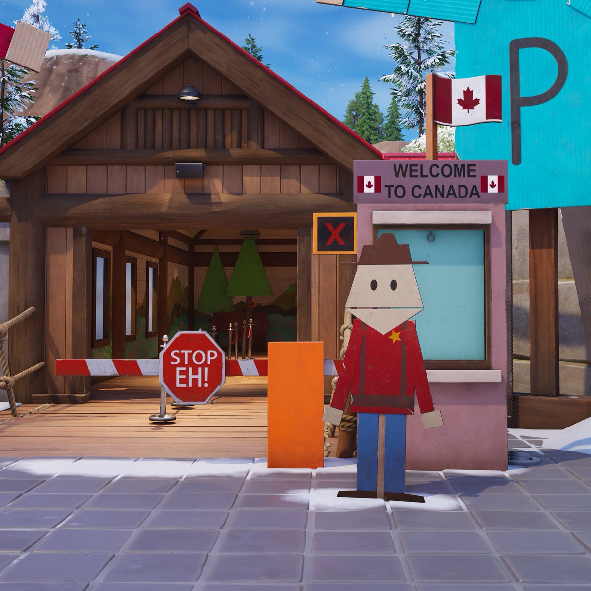 Guille_GAG's tweet image. Canada is now canon in Fortnite 🇨🇦