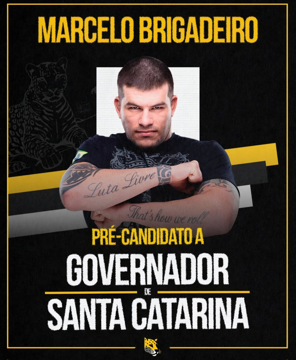 CentraldMissao's tweet image. ⬛️ Marcelo Brigadeiro - Pré-candidato a Governador de Santa Catarina
@CascaGrossaReal