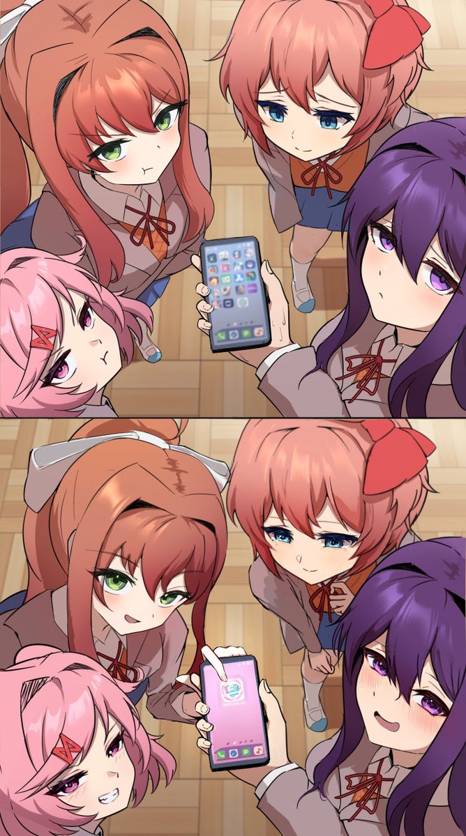 まだスマホ版プレイしてないんだよね…
#DDLCfanart