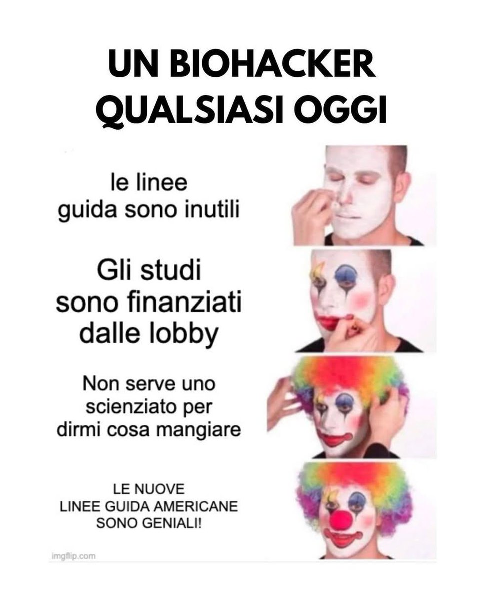 Rotelli_MD's tweet photo. I cialtroni e i fuffa guru festeggiano, senza essere andati oltre alla figura della piramide alimentare e senza aver letto le nuove linee guida per intero. 

Pagliacci. https://t.co/v7datxcFqT