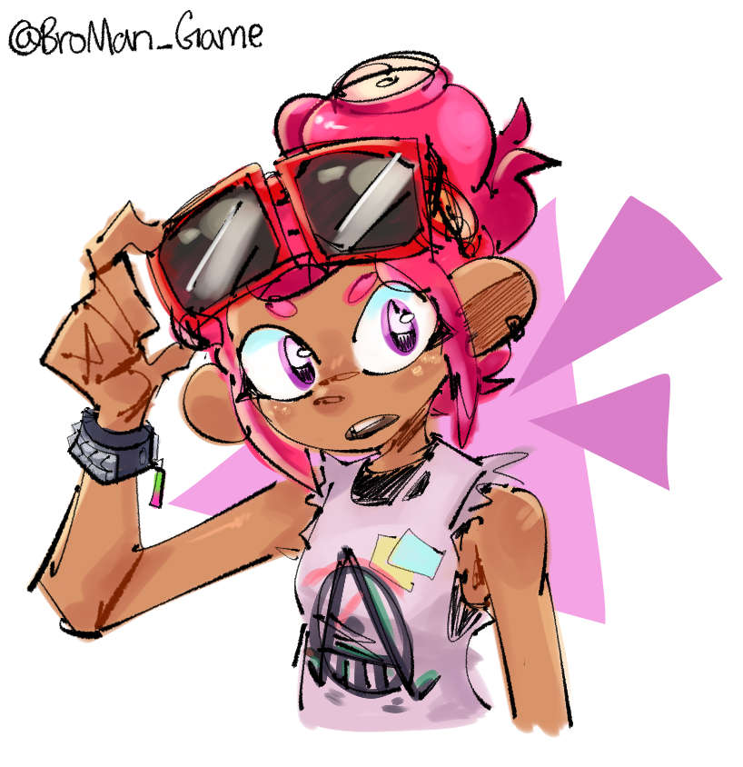 Quick Octoling Doodle
#Splatoon