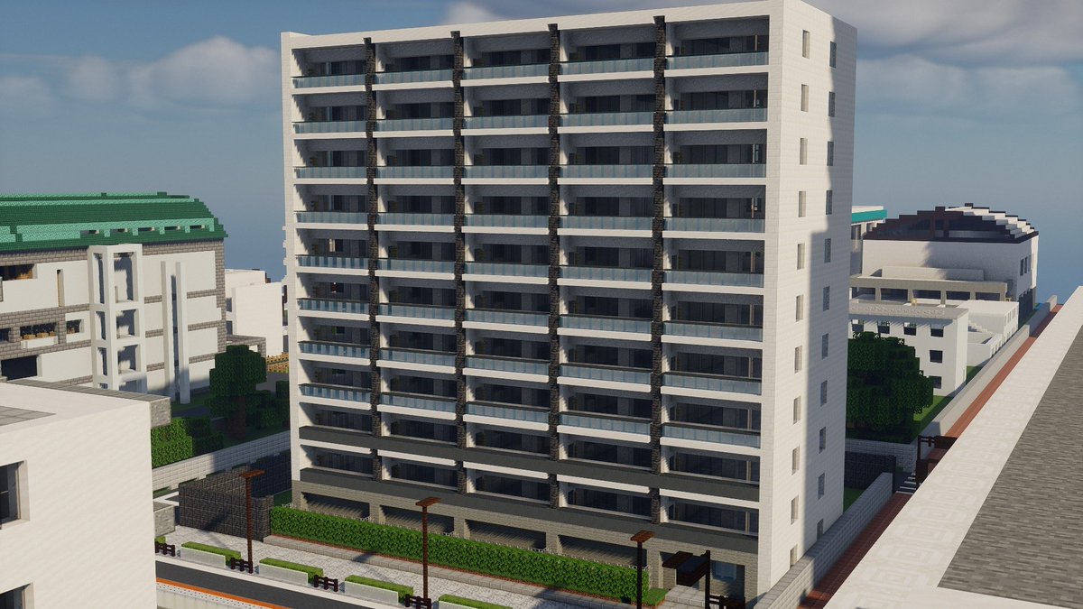 マイクラで作ったマンション集
#マイクラ　#Minecraft