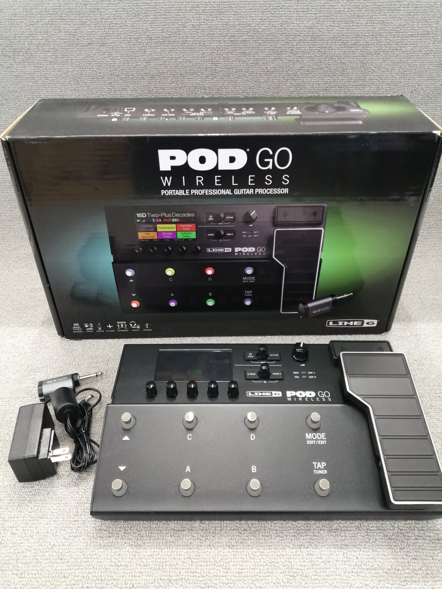 LINE6のマルチエフェクター「POD GO WIRELESS」が入荷しました！ 本体