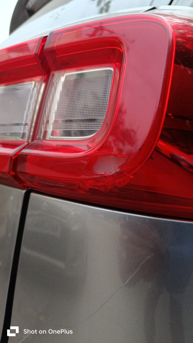 nimmaraghu9's tweet photo. @blrcitytraffic , kindly look into a Pulsar bike bearing KA11 EC 7725 with a police sticker. The rider hit my friend’s car and damaged the side brake light in bumper-to-bumper traffic near Pothys, Mysore Road &amp; fled without stopping. The entire incident is captured on camera https://t.co/KkL8bFb5jv