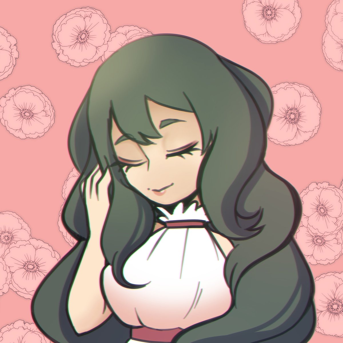 pinapberi's tweet image. I can't really draw today, so please look at timeskip Ivy. Loving wife of that one famous DJ from Paldea.