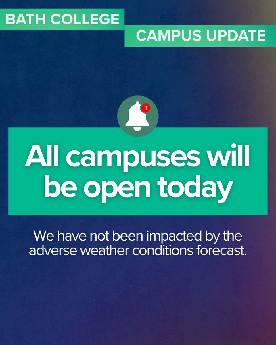 Bath College tweet media