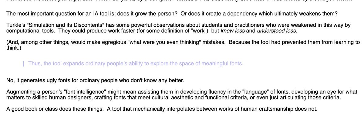 nileshtrivedi's tweet image. Reminds me of this 2017 reply from @worrydream to @michael_nielsen :

dynamicland.org/archive/2017/I…