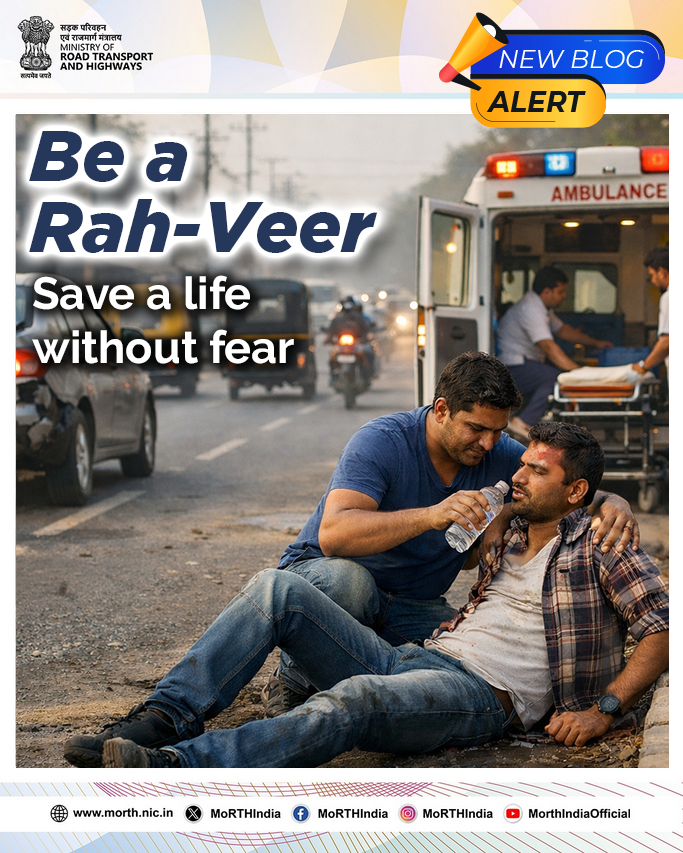 MORTHIndia's tweet photo. Every second in the Golden Hour can save a life. Rah-Veers step forward with courage & help accident victims without fear.
 You don’t need medical training to be a Rah-Veer. Sometimes, your willingness to act is the greatest help someone can receive. Don’t hesitate -- your action matters. 
Read the Blog Here: https://t.co/9bqUpSqisu

#RahVeer #GoodSamaritan #GoldenHourMatters