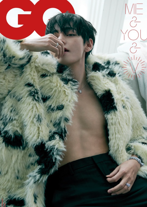 AboutMusicYT's tweet image. Taehyung is pulchritudinous for GQ Magazine.