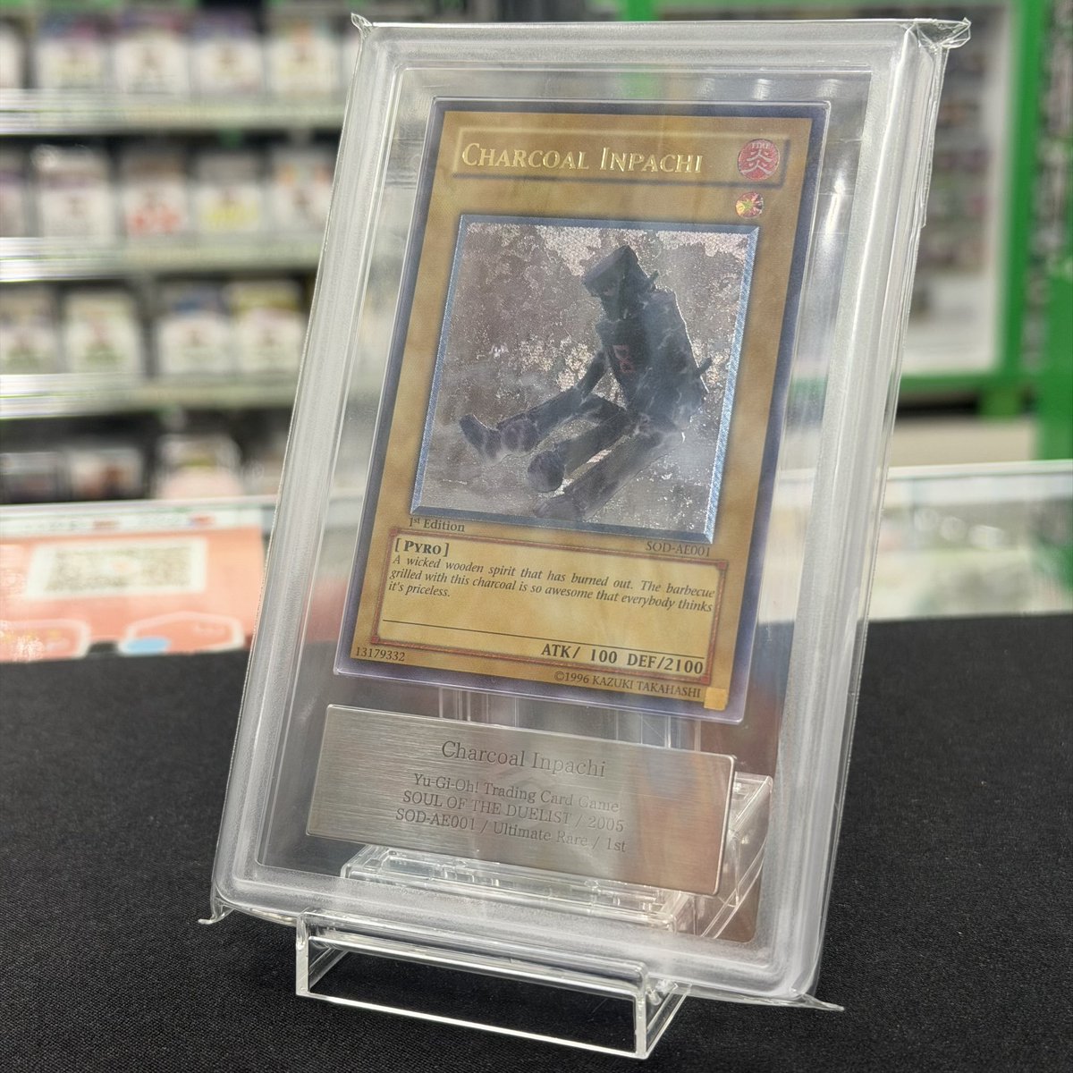 CHARCOAL INPACHI 大木炭18 アジア版 レリーフ 遊戯王 1st ワンリズ