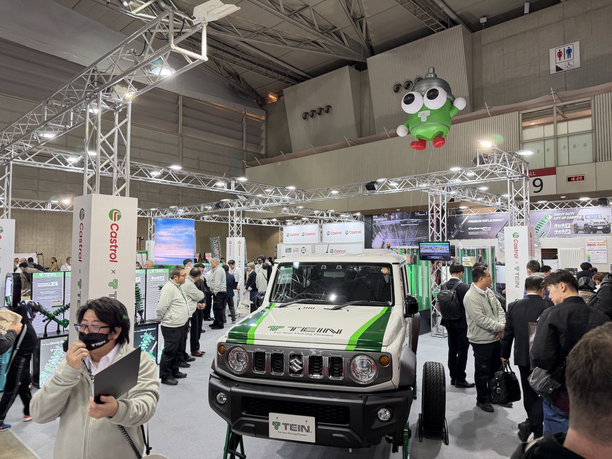 keithm070's tweet photo. 東京オートサロン2026 TEIN BOOTH #TEIN https://t.co/pXHHw8JwbG