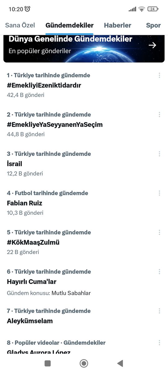 Emeklilerin Yeni Açtıkları Tag hızla yükseliyor
Destek Vermeye Devam Ediyoruz 🙋‍♂️ 

22 Bin olduk bile 

#KökMaaşZulmü