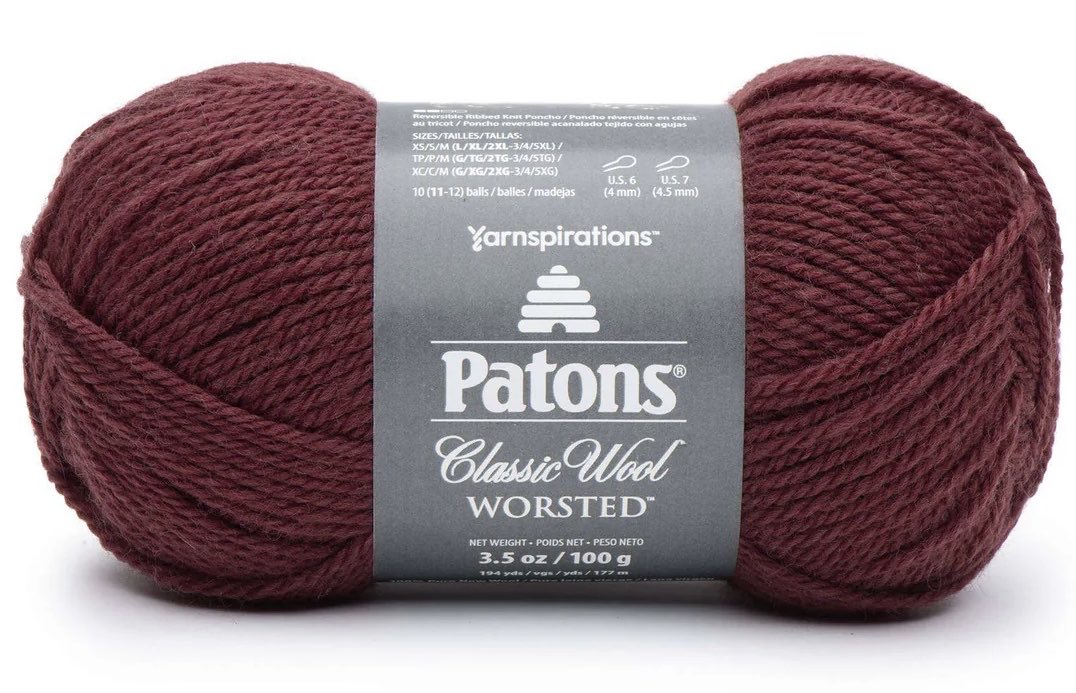 ecojoyknits's tweet image. Patons Classic Wool Worsted Yarn, 100% Wool, 100 grams, Medium Weight, Cotton, Sale Price $7.19 (40% off) #yarnsale #woolyarn #sustainableyarn

yarnspirations.com/products/paton…