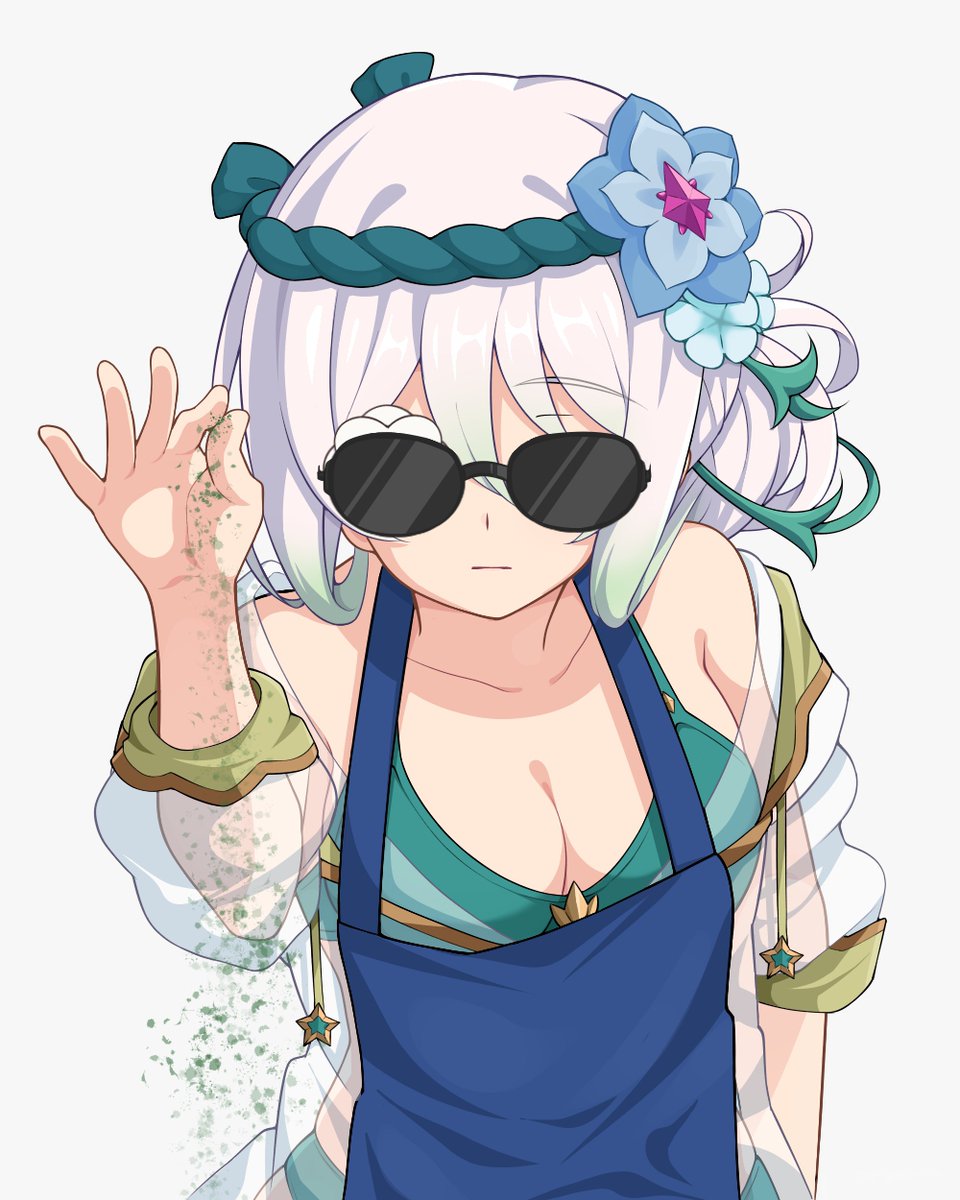 青のりを振りかけるアネモネ
#プリコネR 