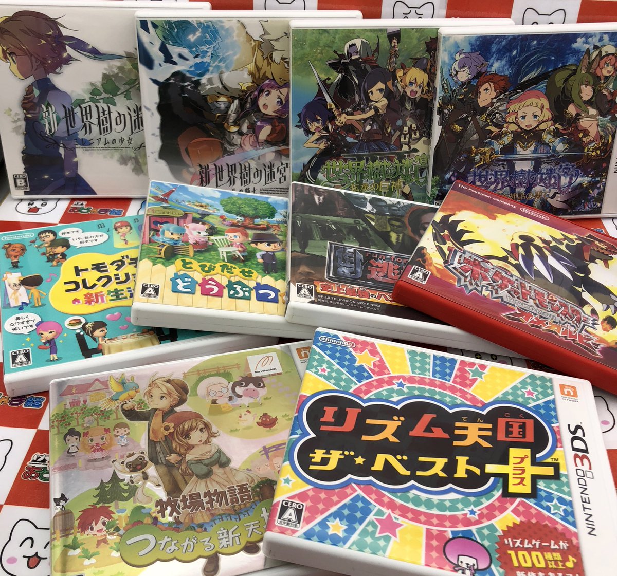 3DS ソフトお買取致しました🔥 #新世界樹の迷宮 #トモダチコレクション