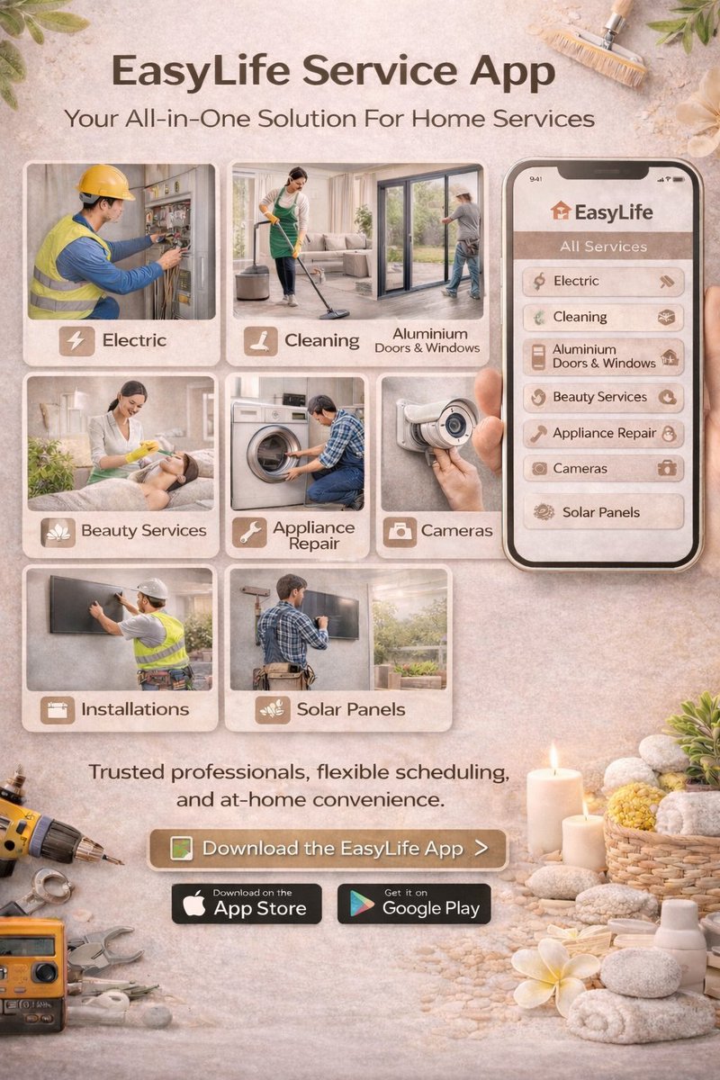 LifeEasy55219's tweet photo. Easy Life Service App provide all types of home services at your doorsteps.
So, go download now!easylife
#easylife
#makeyourliveseasy
#atyourdoorsteps https://t.co/nfXfkCM0cB