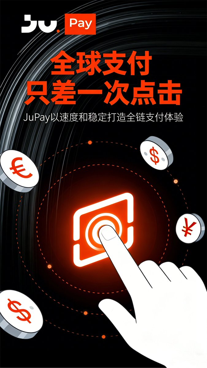⚡ JuPay 以速度和稳定打造全链支付体验。  跨境无障碍、转账秒确认，  让你随时随地掌控资产自由流动。