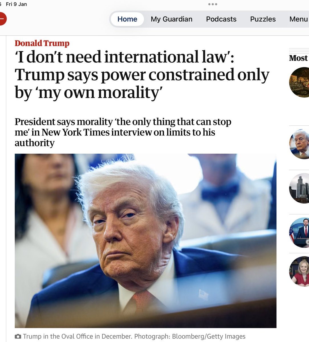 Not saying anything new .
His Morality is Twisted