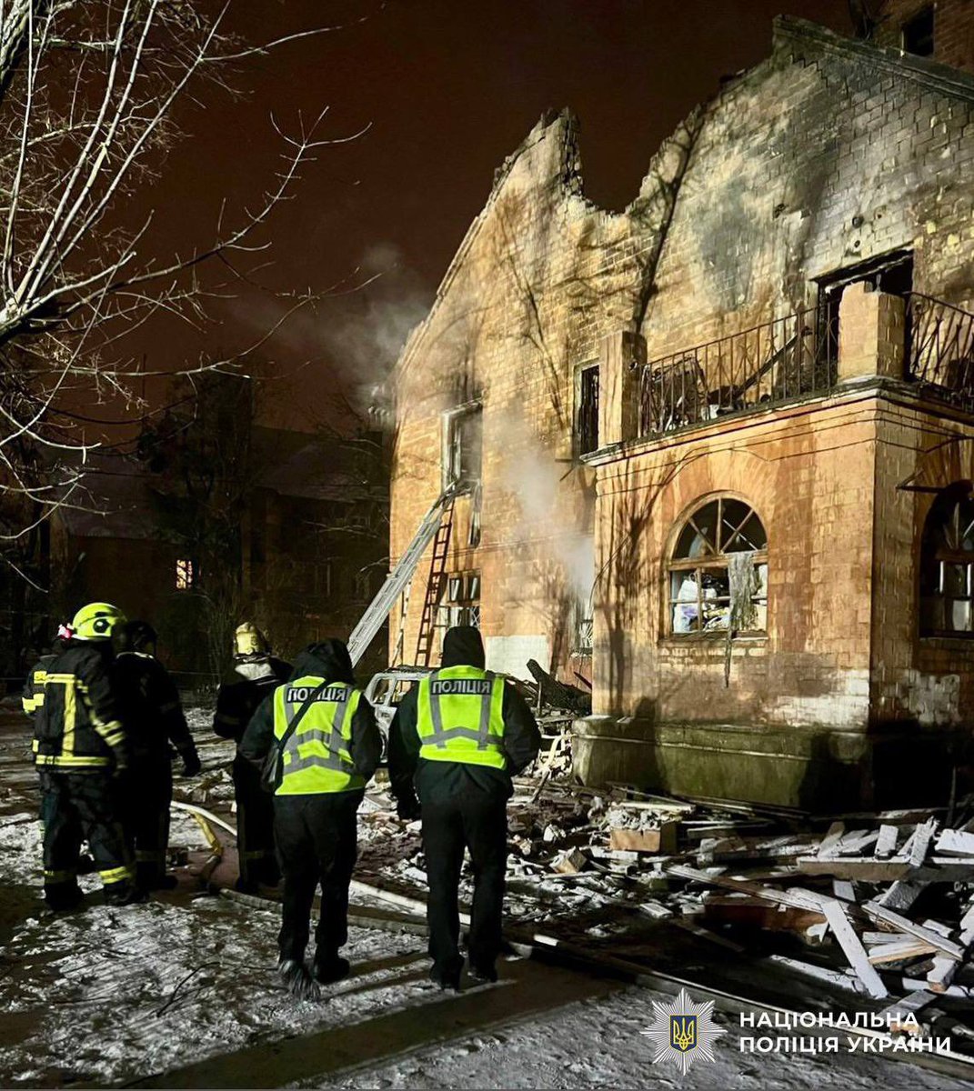 This night, Russians attacked Kyiv with drones, ballistic missiles and cruise missiles, killing 4 people and injuring 24. Among the injured were first responders, hurt in a double-tap strike as they rushed to help.