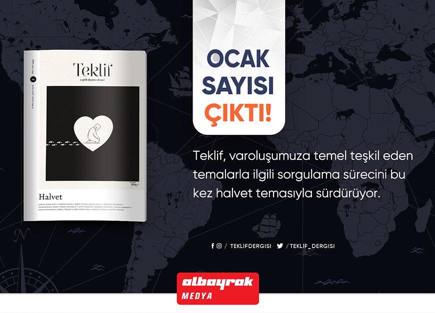 📌Teklif Ocak Sayısı Çıktı!

📍Şimdi birlikte.com.tr

📍Bilgi ve Sipariş için; 0212 467 67 17

📍WhatsApp Sipariş Hattı: 0535 250 48 48
#dergi #dergilikheryerde abonelikmerkezi abone dergiaboneliği dergilerim dergiokumak dergiokuyorum iyikidergilervar